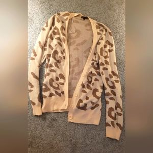 Cheetah Print Cardigan